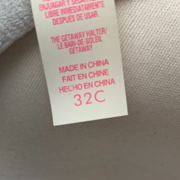 Victoria's Secret Black & White Dotted The Getaway Halter Bikini Top - Picture 7 of 7